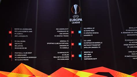 uefa europa league draw live streaming